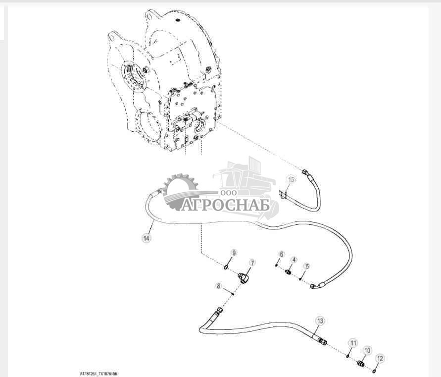 Наружные линии лебедки (модель 4000) 